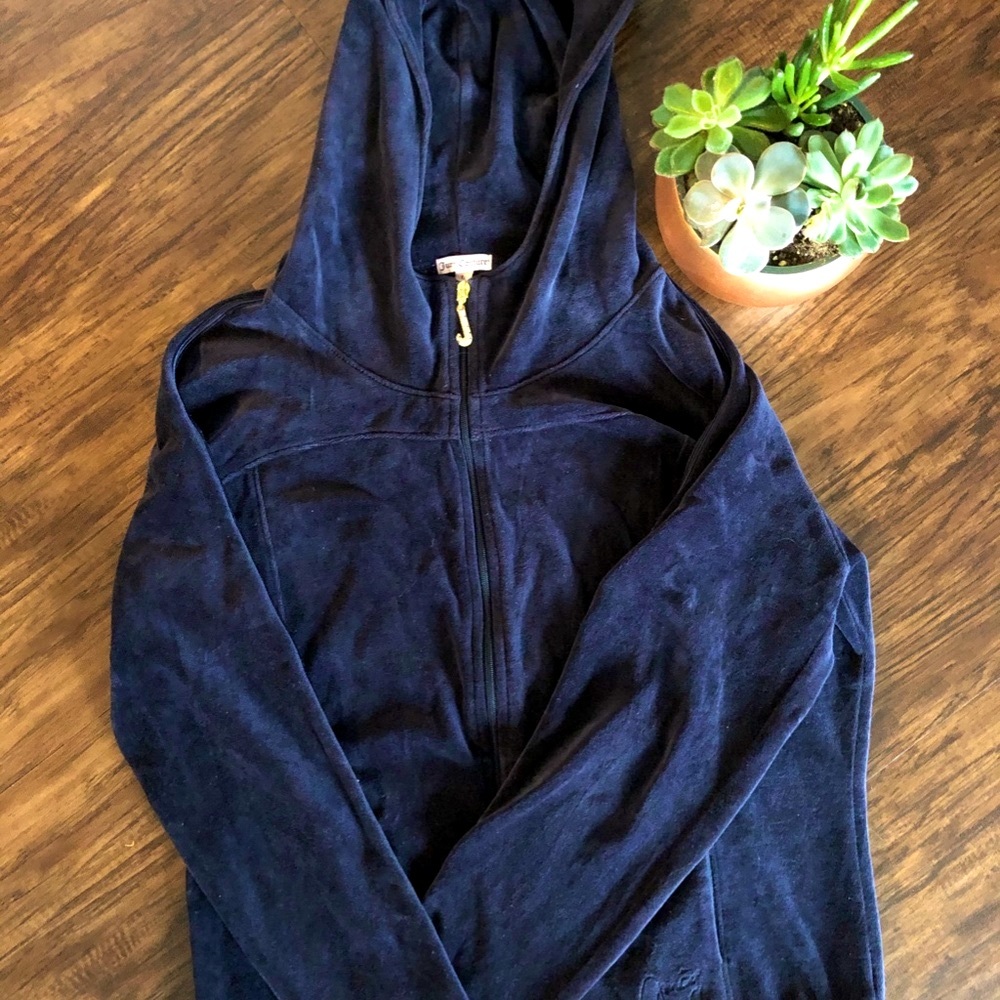 JUICY Couture Zip Up Hooded Sweatshirt 🧃💎💖✨